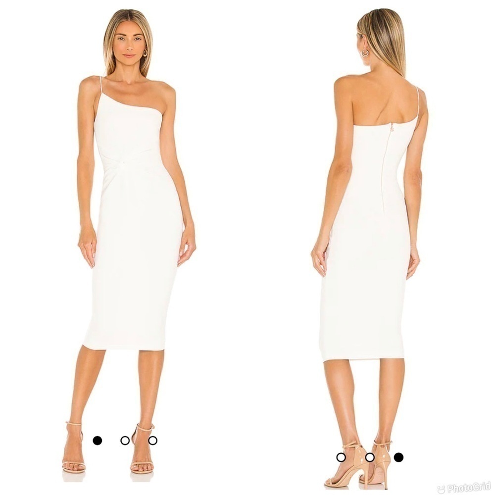 Nookie Penelope Midi Dress in White